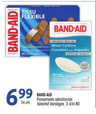 Uniprix Band-aid pansements sélectionnés/selected bandages offer