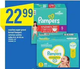 Maxi Couches super grand format pampers offer