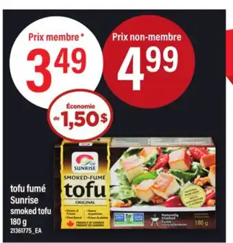 Maxi Tofu fumé sunrise 180 g offer
