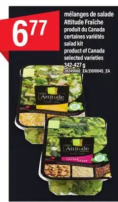 Maxi Mélanges de salade attitude fraîche, 342-427 g offer