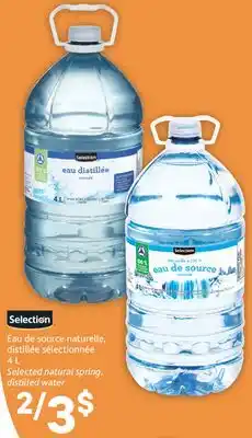 Brunet Selection eau de source naturelle, distillée sélectionnée offer