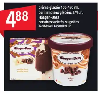 Maxi Crème glacée 400-450 ml ou friandises glacées 3/4 un offer
