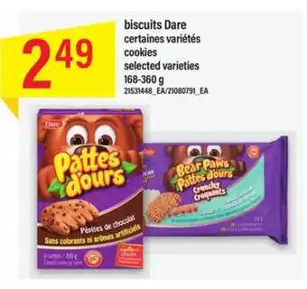 Maxi Biscuits dare, 168-360 g offer