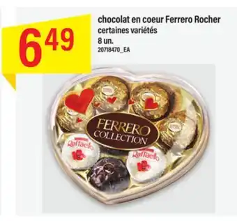 Maxi Chocolat en coeur ferrero rocher offer