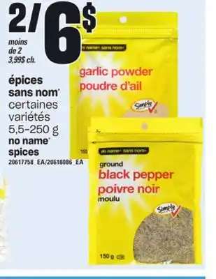 Provigo Épices sans nom , 5,5-250 g offer