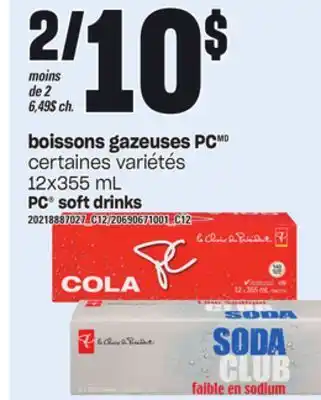Provigo Boissons gazeuses pcmd, 12x355 ml offer