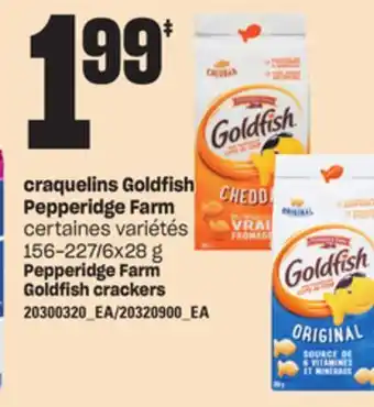 Provigo Craquelins goldfish pepperidge farm, 156-227/6x28 g offer