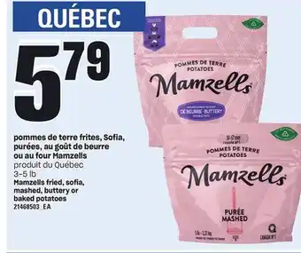 Provigo Pommes de terre frites, sofia, purées, au goût de beurre ou au four mamzells, 3-5 lb offer
