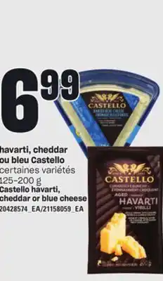 Provigo Havarti, cheddar ou bleu castello, 125-200 g offer