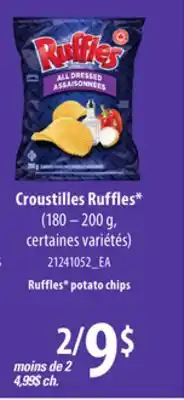 Provigo Croustilles ruffles* (180 – 200 g offer