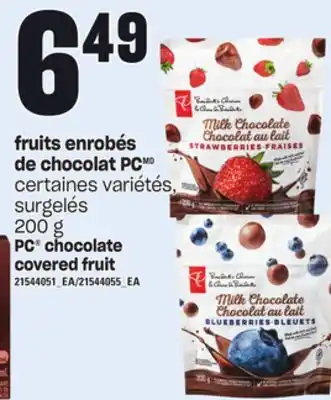 Provigo Fruits enrobés de chocolat pc, 200 g offer