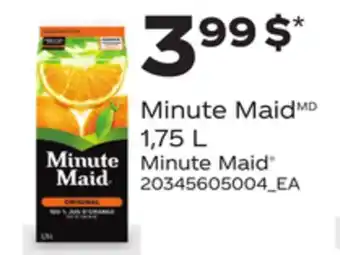 Provigo Minute maid, 1,75 l offer