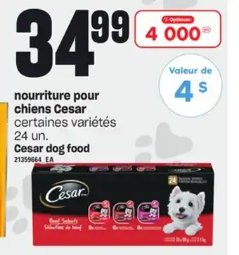 Provigo Nourriture pour chiens cesar, 24 un offer