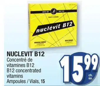 Jean Coutu Nuclevit b12 b12 concentrated vitamins offer