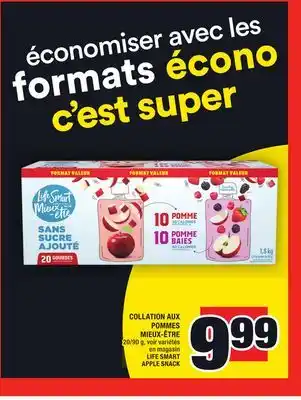 Super C Collation aux pommes mieux-être | life smart apple snack offer