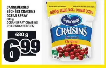 Super C Canneberges séchées craisins ocean spray | ocean spray craisins dried cranberries offer