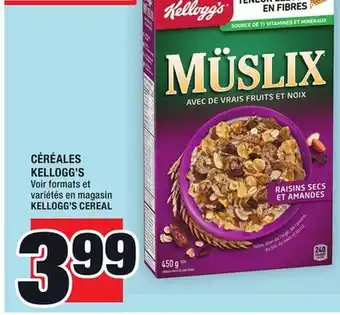 Super C Céréales kellogg's | kellogg's cereal offer