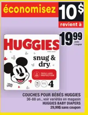 Super C Couches pour bébés huggies | huggies baby diapers offer