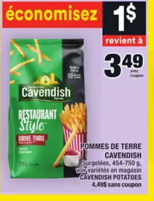 Super C Pommes de terre cavendish | cavendish potatoes offer