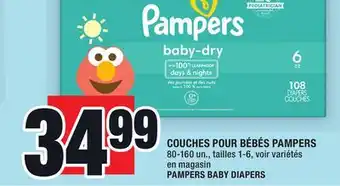 Super C Couches pour bébés pampers | pampers baby diapers offer