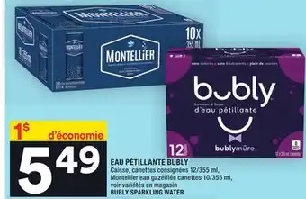Super C Eau pétillante bubly | bubly sparkling water offer