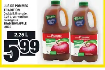 Super C Jus de pommes tradition | tradition apple juice offer
