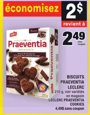Super C Biscuits praeventia leclerc | leclerc praeventia cookies offer
