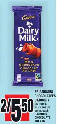 Super C Friandises chocolatées cadbury | cadbury chocolate treats offer