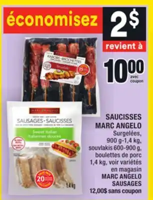 Super C Saucisses marc angelo | marc angelo sausages offer