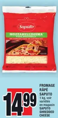 Super C Fromage râpé saputo | saputo shredded cheese offer