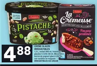 Super C Crème glacée irresistibles | irresistibles ice cream offer