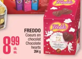 Jean Coutu Freddo chocolate hearts offer