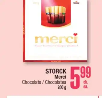 Jean Coutu Storck merci chocolates offer