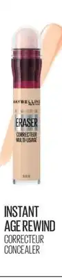 Jean Coutu Maybelline instant age rewind concealer offer