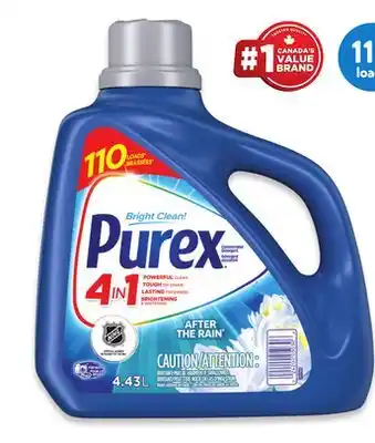Walmart Purex liquid laundry detergent offer