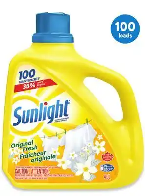 Walmart Sunlight original liquid laundry detergent offer