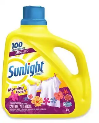 Walmart Sunlight morning fresh liquid laundry detergent offer