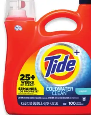 Walmart Tide liquid laundry detergent offer