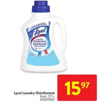 Walmart Lysol laundry disinfectant offer