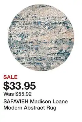 Bed Bath & Beyond Safavieh madison loane modern abstract rug offer