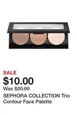 Sephora Sephora collection trio contour face palette offer