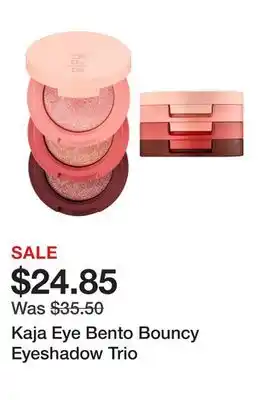 Sephora Kaja eye bento bouncy eyeshadow trio offer