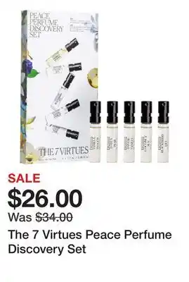 Sephora The 7 virtues peace perfume discovery set offer