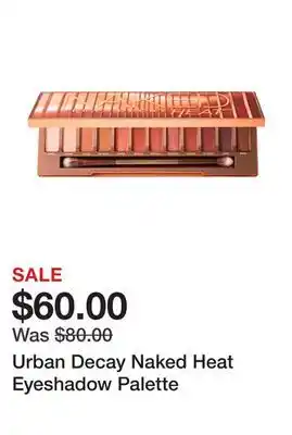 Sephora Urban decay naked heat eyeshadow palette offer
