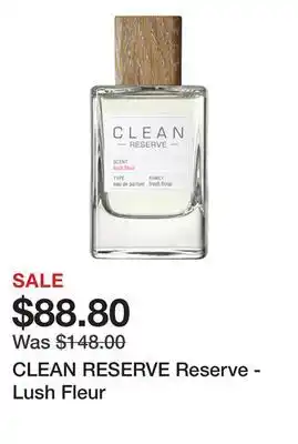 Sephora Clean reserve reserve - lush fleur offer