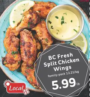 IGA BC Fresh Split Chicken Wings offer