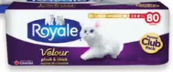 Walmart Royale original or velour bathroom tissue offer