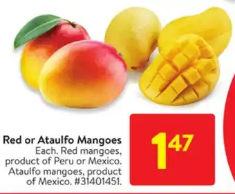 Walmart Red ataulfo mangoes offer
