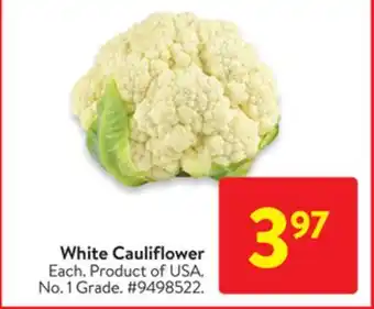 Walmart White cauliflower offer