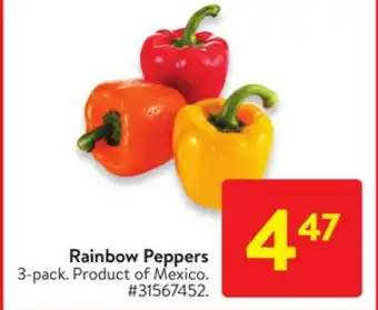 Walmart Rainbow peppers offer